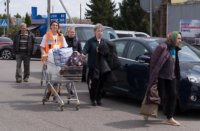 Crossing the Border out of Ukraine